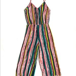 Striped jumpsuit